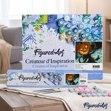 Carica l'immagine nel visualizzatore di Gallery, Dipingere con i numeri - Zucche Spaventose Halloween