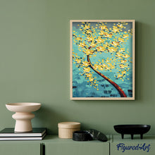 Carica l'immagine nel visualizzatore di Gallery, Dipingere con i numeri - Albero Dei Soldi D'Oro