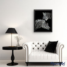 Carica l'immagine nel visualizzatore di Gallery, Dipingere con i numeri - Zebra Bianco E Nero