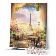 Carica l'immagine nel visualizzatore di Gallery, Dipingere con i numeri - Bellissimo Paesaggio Di Parigi Figured'Art
