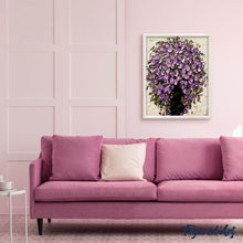 Carica l'immagine nel visualizzatore di Gallery, Dipingere con i numeri - Fiori Viola In Vaso