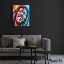 Carica l'immagine nel visualizzatore di Gallery, Dipingere con i numeri - Bob Marley Acquerello