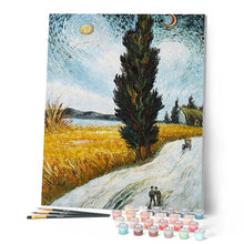 Carica l'immagine nel visualizzatore di Gallery, Dipingere con i numeri - Campo Di Grano Sotto Il Sole Figured'Art