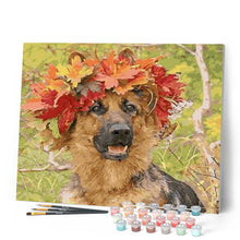 Carica l'immagine nel visualizzatore di Gallery, Dipingere con i numeri - Cane In Autunno Figured'Art
