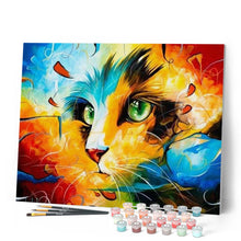 Carica l'immagine nel visualizzatore di Gallery, Dipingere con i numeri - Acquerello Di Gatto Figured'Art