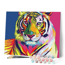 Carica l'immagine nel visualizzatore di Gallery, Dipingere con i numeri - Tigre Pop Art 2 Figured'Art