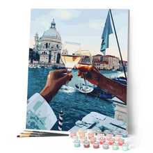Carica l'immagine nel visualizzatore di Gallery, Dipingere con i numeri - Drink Romantico Per Una Passeggiata Figured'Art