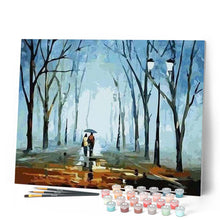 Carica l'immagine nel visualizzatore di Gallery, Dipingere con i numeri - Camminando Sotto La Pioggia Figured'Art