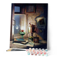 Carica l'immagine nel visualizzatore di Gallery, Dipingere con i numeri - Lampade Retrò Figured'Art