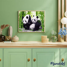 Carica l'immagine nel visualizzatore di Gallery, Dipingere con i numeri - Panda In Giappone
