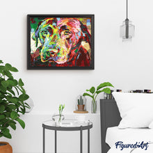 Carica l'immagine nel visualizzatore di Gallery, Dipingere con i numeri - Cane E Terra Colorati