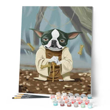 Carica l'immagine nel visualizzatore di Gallery, Dipingere con i numeri - Cane Yoda Figured'Art