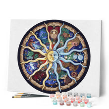 Carica l'immagine nel visualizzatore di Gallery, Dipingere con i numeri - Zodiaco Figured'Art