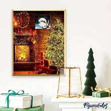 Carica l'immagine nel visualizzatore di Gallery, Dipingere con i numeri - Notte Di Natale