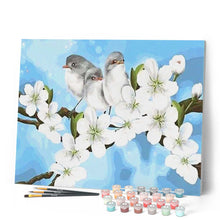 Carica l'immagine nel visualizzatore di Gallery, Dipingere con i numeri - Uccelli E Magnolia Bianca Figured'Art