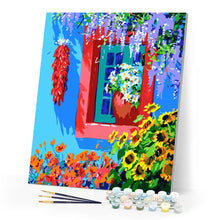 Carica l'immagine nel visualizzatore di Gallery, Dipingere con i numeri - Glicine sulla finestra Figured'Art