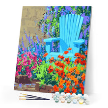 Carica l'immagine nel visualizzatore di Gallery, Dipingere con i numeri - Sedia in giardino Figured'Art