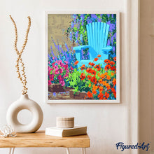 Carica l'immagine nel visualizzatore di Gallery, Dipingere con i numeri - Sedia in giardino