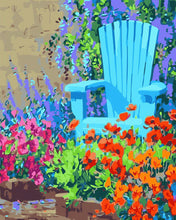 Carica l'immagine nel visualizzatore di Gallery, Dipingere con i numeri - Sedia in giardino