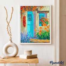 Carica l'immagine nel visualizzatore di Gallery, Dipingere con i numeri - Porta azzurra