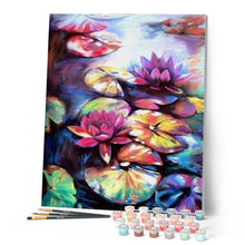 Carica l'immagine nel visualizzatore di Gallery, Dipingere con i numeri - Ninfee Colorate Figured'Art