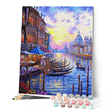 Carica l'immagine nel visualizzatore di Gallery, Dipingere con i numeri - Il Canal Grande Di Venezia Figured'Art