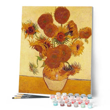 Carica l'immagine nel visualizzatore di Gallery, Dipingere con i numeri - Van Gogh Girasoli Arancioni Figured'Art