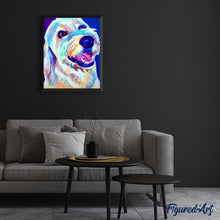 Carica l'immagine nel visualizzatore di Gallery, Dipingere con i numeri - Cane Luminoso