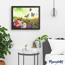 Carica l'immagine nel visualizzatore di Gallery, Dipingere con i numeri - Farfalle E Fiori
