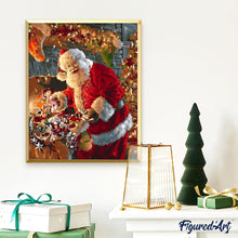 Carica l'immagine nel visualizzatore di Gallery, Dipingere con i numeri - Babbo Natale Sorridente