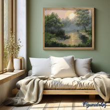 Carica l'immagine nel visualizzatore di Gallery, Dipingere con i numeri - Piccolo Lago All'Alba