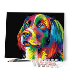 Carica l'immagine nel visualizzatore di Gallery, Dipingere con i numeri - Cane Pop Art Figured'Art