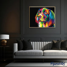 Carica l'immagine nel visualizzatore di Gallery, Dipingere con i numeri - Cane Pop Art