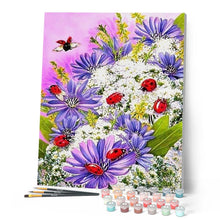 Carica l'immagine nel visualizzatore di Gallery, Dipingere con i numeri - Insetti E Fiori Figured'Art