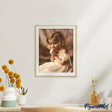 Carica l'immagine nel visualizzatore di Gallery, Dipingere con i numeri - Ragazza Che Prega