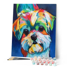 Carica l'immagine nel visualizzatore di Gallery, Dipingere con i numeri - Quel Cane è Carino Figured'Art