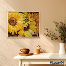 Carica l'immagine nel visualizzatore di Gallery, Dipingere con i numeri - Girasole In Piena Fioritura