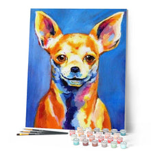 Carica l'immagine nel visualizzatore di Gallery, Dipingere con i numeri - Cane Intelligente Figured'Art