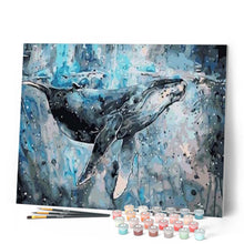 Carica l'immagine nel visualizzatore di Gallery, Dipingere con i numeri - Balena Figured'Art