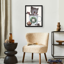 Carica l'immagine nel visualizzatore di Gallery, Dipingere con i numeri - Gatto Con Dollari