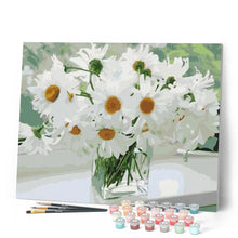 Carica l'immagine nel visualizzatore di Gallery, Dipingere con i numeri - Fiori Bianchi Per La Speranza Figured'Art