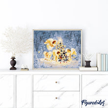 Carica l'immagine nel visualizzatore di Gallery, Dipingere con i numeri - Albero Di Natale Con Angeli