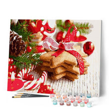 Carica l'immagine nel visualizzatore di Gallery, Dipingere con i numeri - Biscotti Di Natale Figured'Art