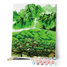 Carica l'immagine nel visualizzatore di Gallery, Dipingere con i numeri - Green Village Figured'Art
