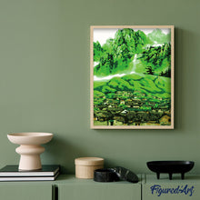 Carica l'immagine nel visualizzatore di Gallery, Dipingere con i numeri - Green Village