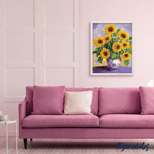 Carica l'immagine nel visualizzatore di Gallery, Dipingere con i numeri - Girasoli In Vaso Antico
