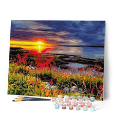 Carica l'immagine nel visualizzatore di Gallery, Dipingere con i numeri - Tramonto Vicino Alla Costa Figured'Art