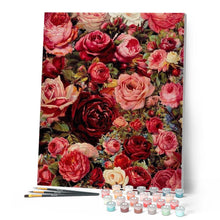 Carica l'immagine nel visualizzatore di Gallery, Dipingere con i numeri - Rose Rosse Romantiche Figured'Art