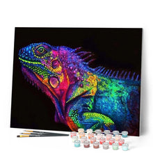 Carica l'immagine nel visualizzatore di Gallery, Dipingere con i numeri - Camaleonte Colorato Figured'Art
