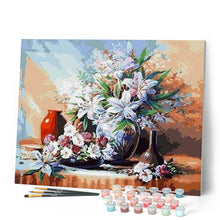 Carica l'immagine nel visualizzatore di Gallery, Dipingere con i numeri - Fiori E Teschio Figured'Art